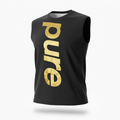 Black & Gold Sleeveless shirt