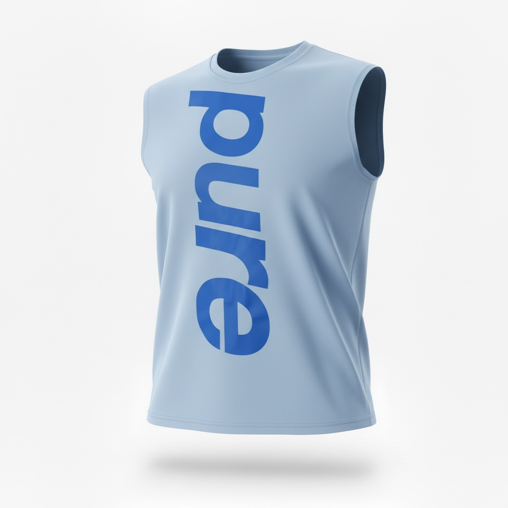 Baby Blue Sleeveless vest