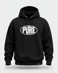 PUR3 silver black hoodie